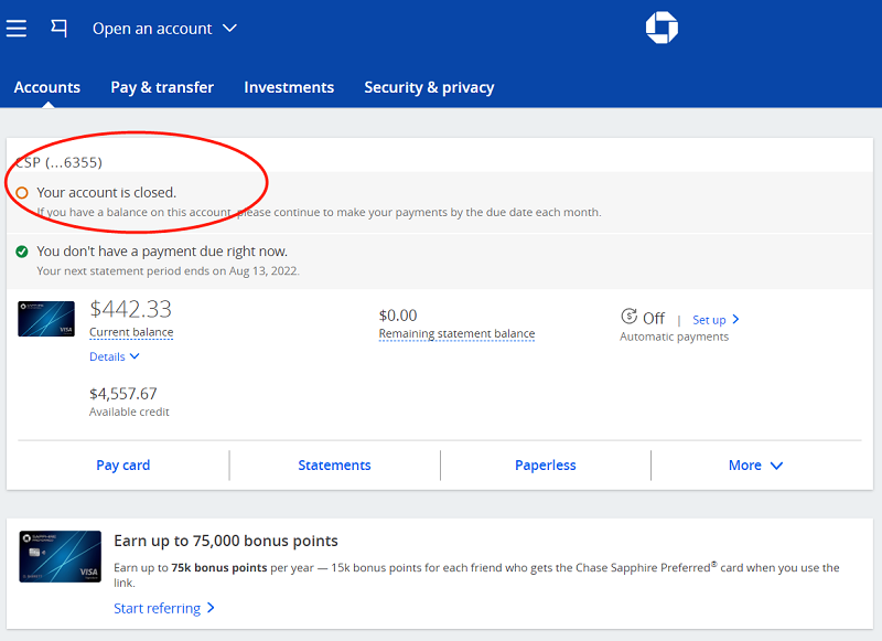 chaseaccountclosed Verylvke